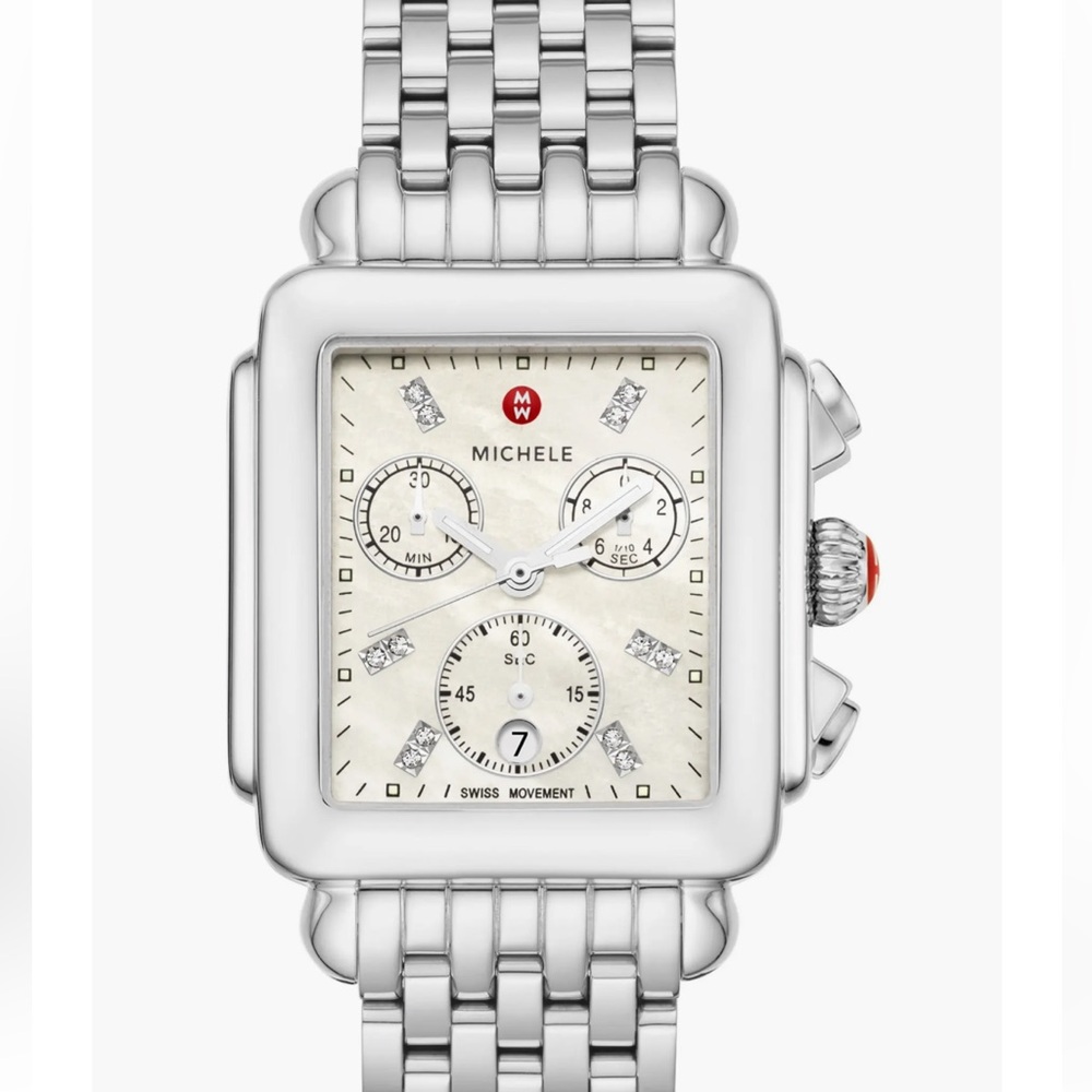 Michele Deco Diamond Chronograph Bracelet
Watch